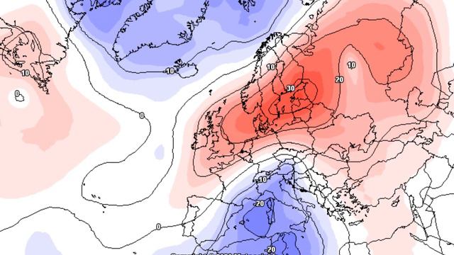 Прогноз аномалии геопотенциала на 21-29 марта 2020 г. смотреть онлайн