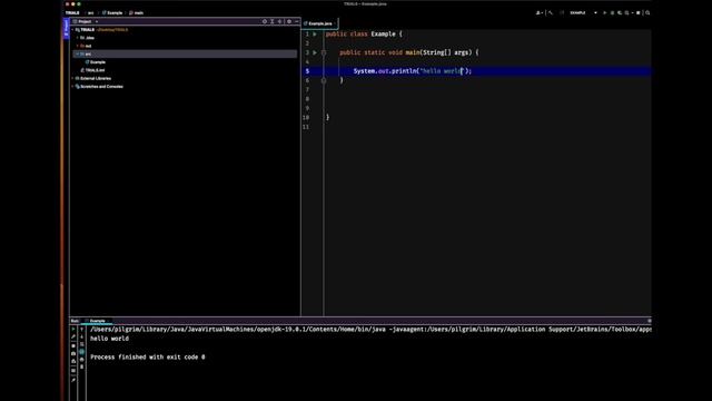Run a Java Program In Intellij / Terminal (01) смотреть онлайн