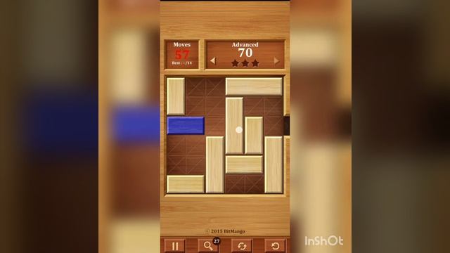 Move the Block slide Puzzle game. Advanced level 70 is very tough. смотреть онлайн