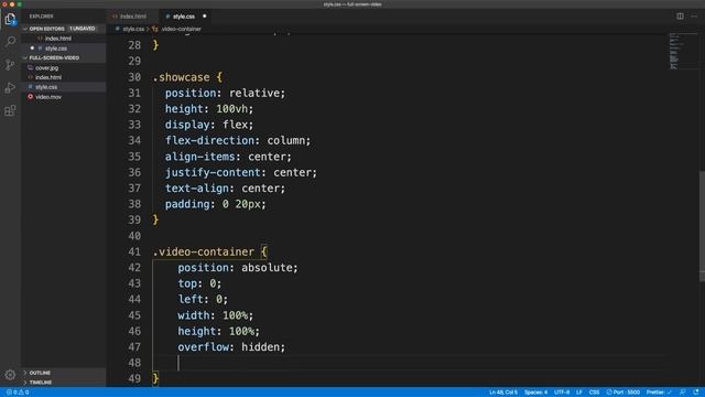 Full Screen Video Background - HTML & CSS смотреть онлайн