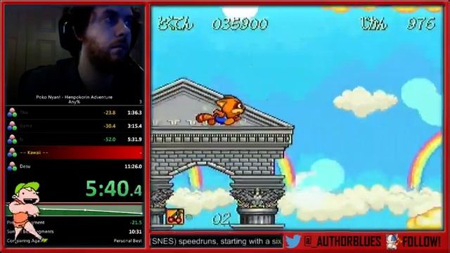 Poko Nyan! Henpokorin Adventure (Any%) (10:19) смотреть онлайн