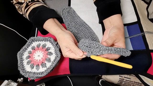 Бюджетное вязание. Вяжем красивую подошву для теплых, красивых тапочек и сапожек.??? смотреть онлайн