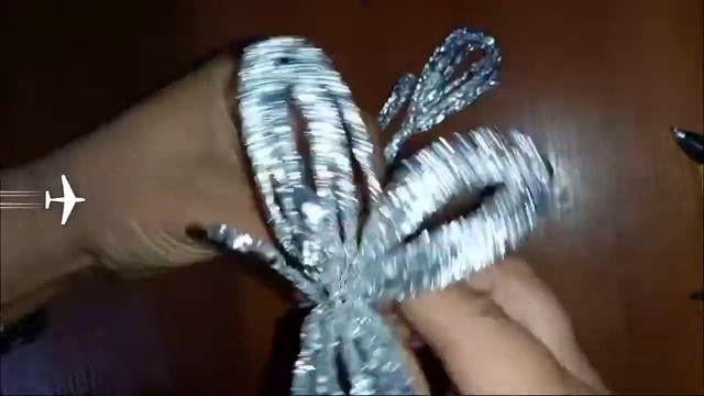 Режим на полосках Фольгу! От КРАСОТЫ Глаз не оторвать! DiY 3 идеи из Фольгу своими руками. смотреть онлайн