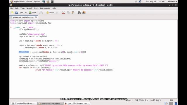 Procesamiento de datos con Spark y Spark SQL смотреть онлайн
