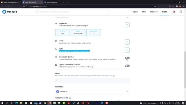 Как создать NFT-токен и выставить его на продажу на OpenSea [Бесплатное создание нфт-токенов] смотреть онлайн