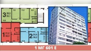 Серии домов СССР. 1МГ 601. Панельный дом/блочный дом. Квартира в таком доме, планировка и обзор