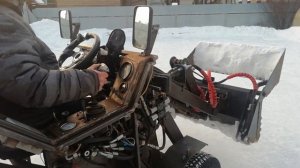 Самодельный мини погрузчик с двигателем ваз 2103