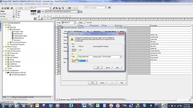Data Logging with ControlLogix/CompactLogix (1756/1769) смотреть онлайн