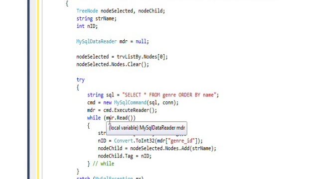 C# Edge 199 MC15 TreeView and MySqlDataReader смотреть онлайн