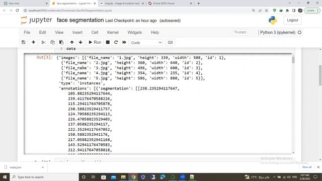 annotation data for semantic segmentation using JSON file and ImgLab شرح عربي смотреть онлайн