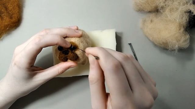 Валяние из шерсти. Как свалять собачку из шерсти. смотреть онлайн