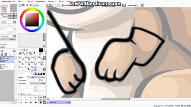 Рисую костюм для белки | Draw costum for protein | Paint Tool Sai #1 (Speedpaint) смотреть онлайн