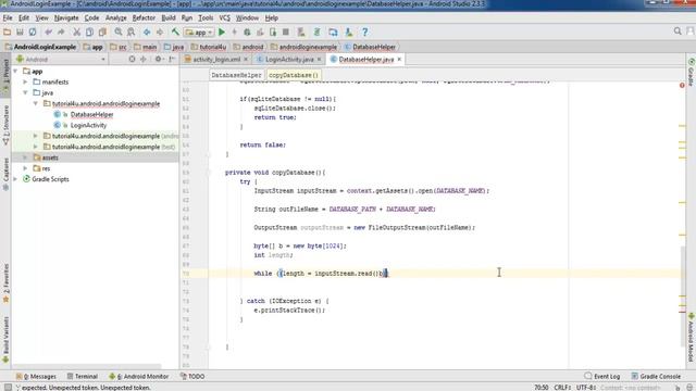Android Login with SQLite Database Tutorial - Android Studio Tutorial for Beginners смотреть онлайн