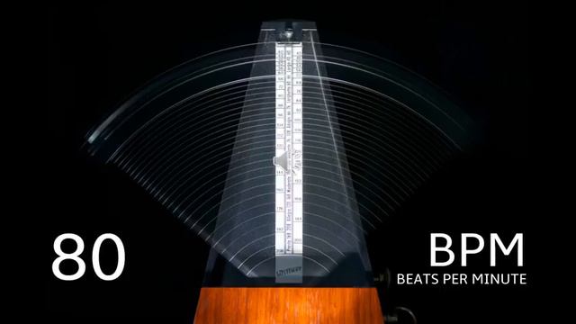 80 BPM Beats Per Minute - Metronome - Andante смотреть онлайн