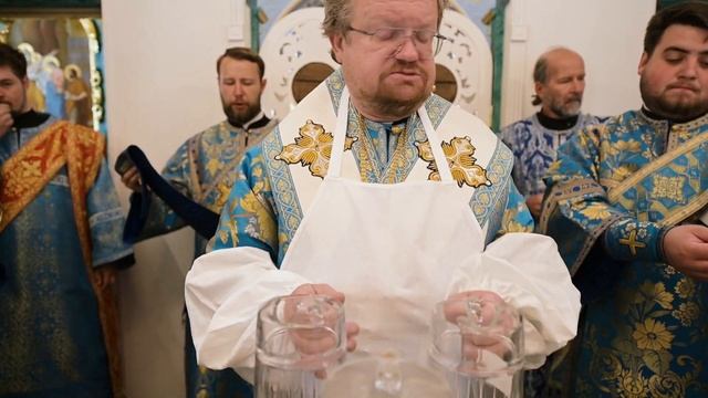 Великое освящение храма Коневского скита. Коневец смотреть онлайн