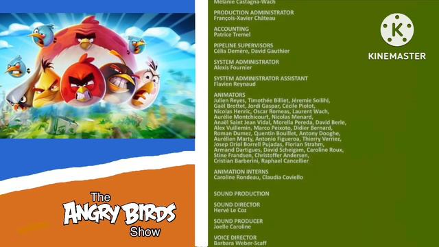 The Angry Birds Show Credits With Rovio Animation Logo