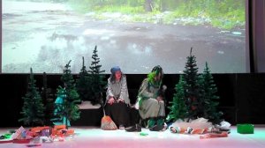 "Как Кикимора субботник проводила" - детская театрализованная программа на тему экологии.