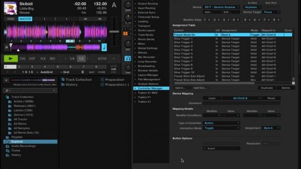 Traktor Pro 3 – Freeze Mode Mapping (Slicer)