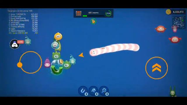 WormsZone.io💕 смотреть онлайн