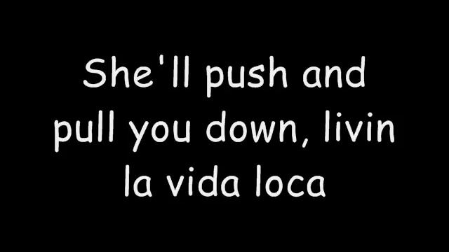 Ricky Martin - Livin La Vida Loca | LYRICS смотреть онлайн
