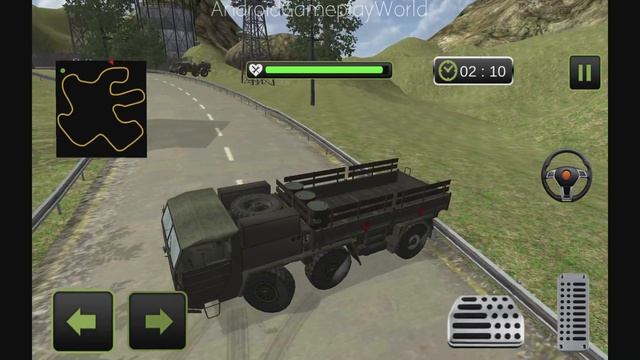 US Army Truck Driving 2018: Real Military Truck 3D Android Gameplay смотреть онлайн