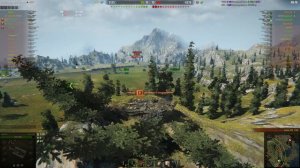 Strv 103B 11 к урона  Правильно выбрал позицию  Карта тихий берег