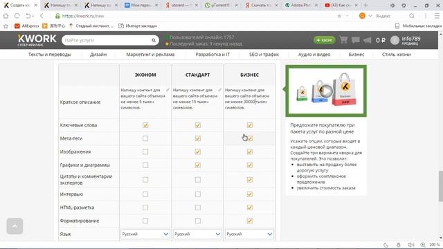 Денежный поток из kwork. Урок 8. Завершение оформления кворка и отправка его на модерацию смотреть онлайн