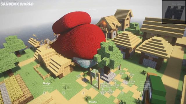Giant Among Us vs Minecraft Village | Teardown Gameplay смотреть онлайн