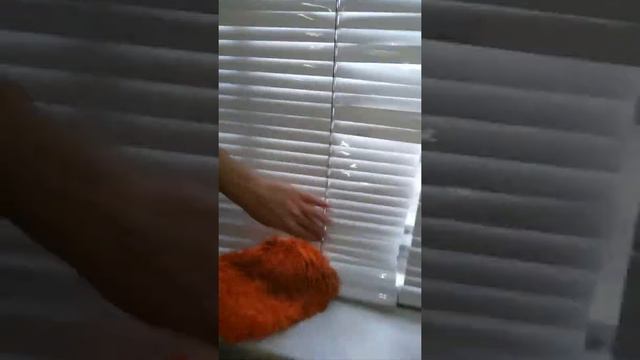 Мойка жалюзи варежкой броссе. смотреть онлайн
