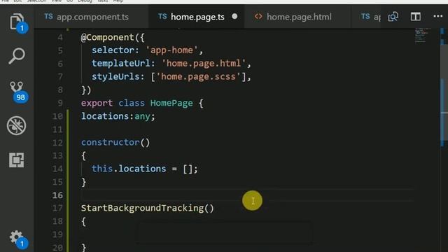 IONIC4 BACKGROUND GEOLOCATION смотреть онлайн