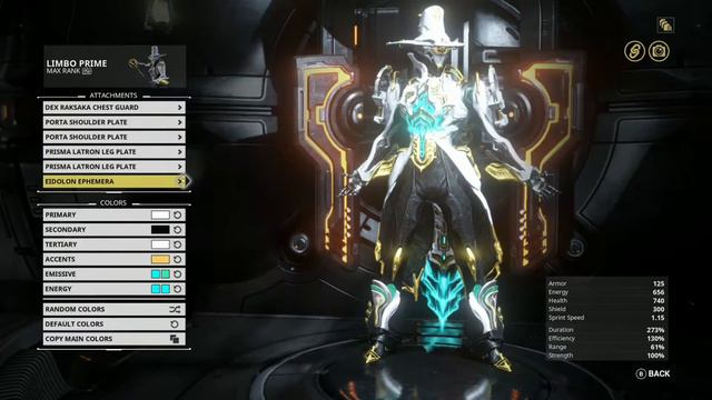 Warframe: Limbo Prime Fashion Frame смотреть онлайн