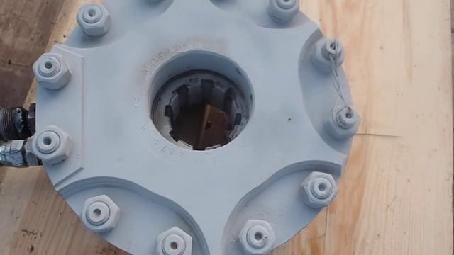 Работа гидровращятеля РПГ от бензиновой маслостанции.