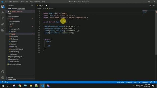 React Credit Card смотреть онлайн