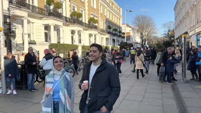 England, London Walking Tour 4k HDR | Knightsbridge, Harrods, Kensington