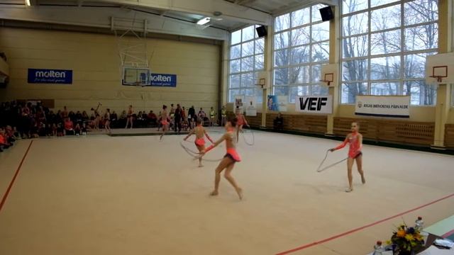 Команда 75 шк. Рига,скакалка (2),4 разряд. Rīgas Jaunatnes Meistarsacīkstes Mākslas vingrošana2015 смотреть онлайн