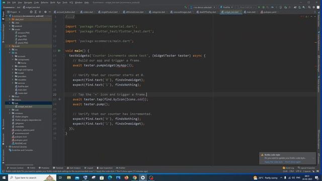 The function 'myApp' isn't defined in widget_test.dart SOLVED in Flutter смотреть онлайн