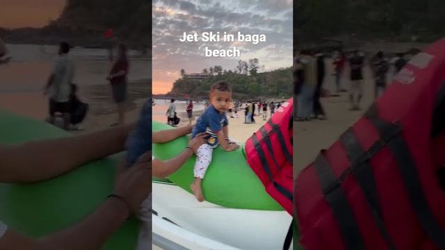 Biking in Goa | Baga Beach | Jet ski in baga beach смотреть онлайн