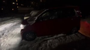 Honda n-wgn зимой