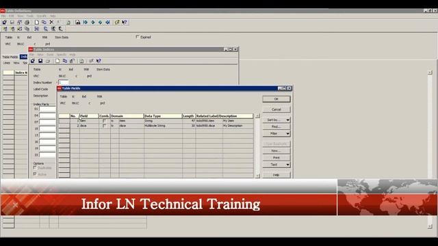 Tutorial 11 - Creating a table in Infor ERP LN(Part 1) смотреть онлайн