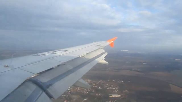 Airbus A319 - Prague Ruzyne (PRG / LKPR), morning landing смотреть онлайн