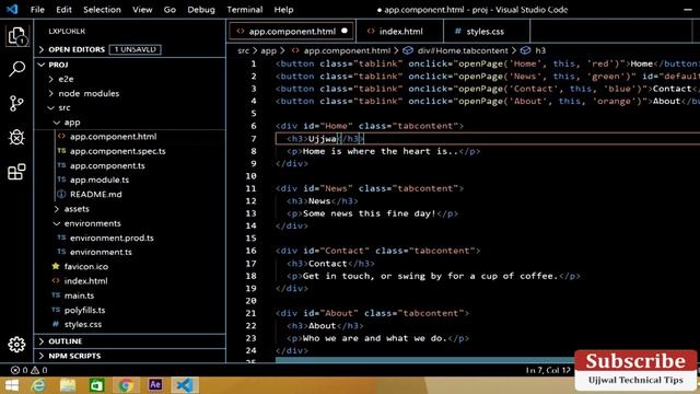 How TO - Full Page Tabs | Working with Angular 8 tabs | How to Create Tabs in Angular 8 | Tabs смотреть онлайн