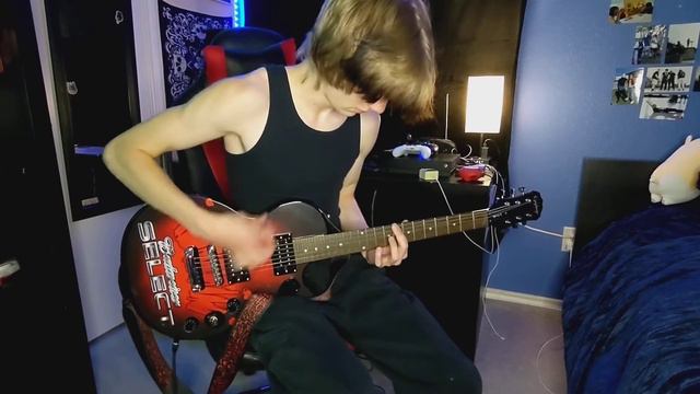Three Days Grace - Never Too Late (NOOB Guitar Cover) смотреть онлайн