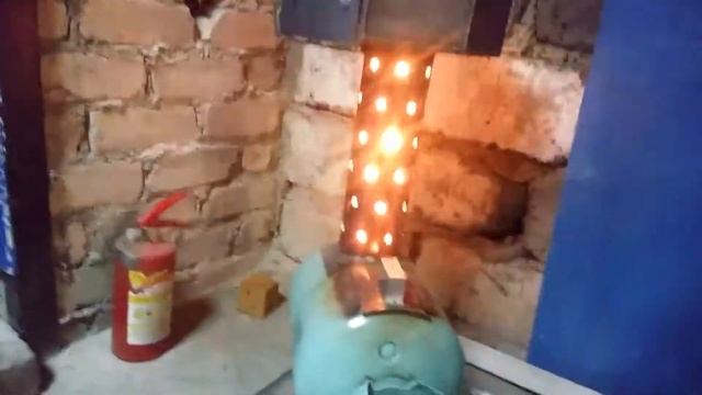 Первый запуск печки на отработке смотреть онлайн