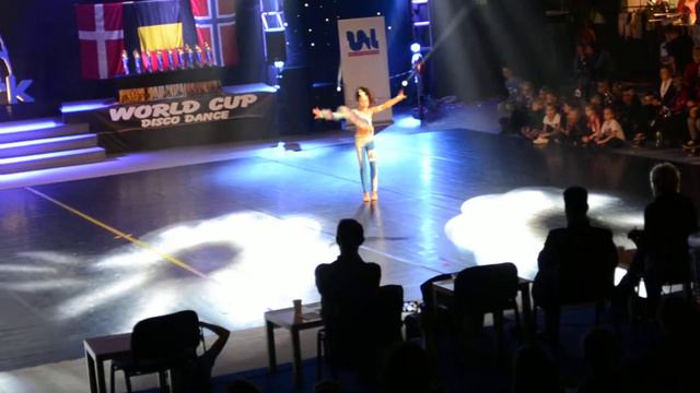 World Cup DANCESHOCK children disco dance solo Nina Nemčoková смотреть онлайн