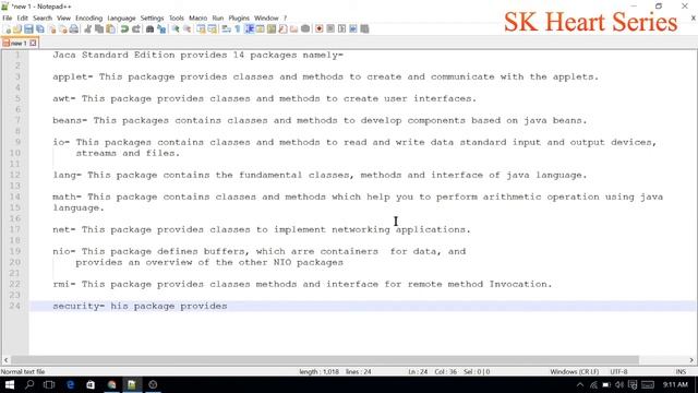 How many packages in java Standard Edition and which they are ?? | See the uses of that package #0 смотреть онлайн
