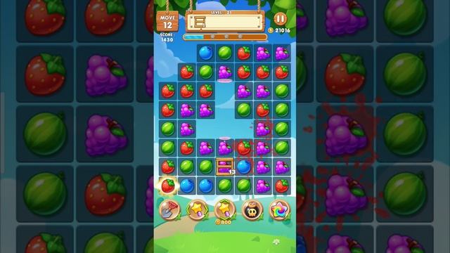 Fruit splash Level 21 | Fruir splash game | New Fruit game | #shorts | #newgames смотреть онлайн