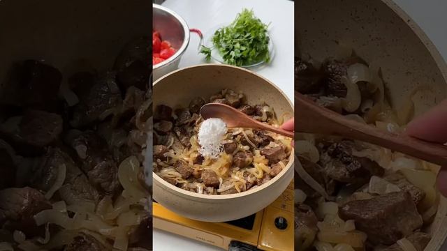 Чашушули ??Этот рецепт, можно сказать прямиком из Грузии, выпросил его в местном кафе в Тбилиси❤️ смотреть онлайн