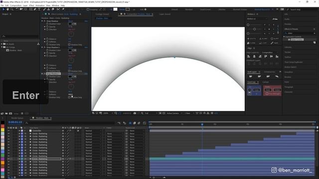Natural Shadows in After Effects - Animation Tutorial смотреть онлайн