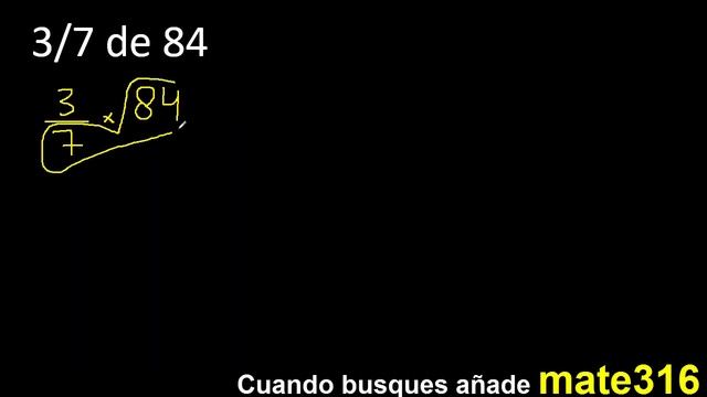 3/7 de 84 , fraccion de un numero , parte de un numero смотреть онлайн