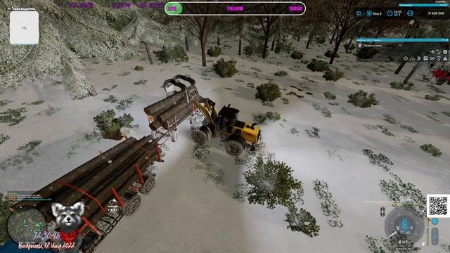 Farming Simulator 22, Landkreis Rostock (Земельный край Росток) с нуля №48 (Год второй, зима) смотреть онлайн